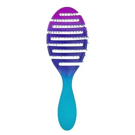 WET BRUSH Щетка для быстрой сушки волос с мягкой ручкой, омбре / FLEX DRY - OMBRE TEAL - 2