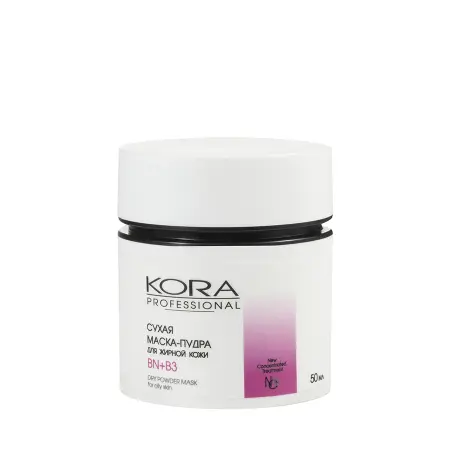 KORA Маска-пудра сухая для жирной кожи / KORA PROFESSIONAL 50 мл - 2