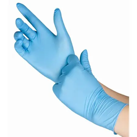 ECOLAT Перчатки нитриловые, голубые, размер M / 5 EcoLat 100 шт - 3