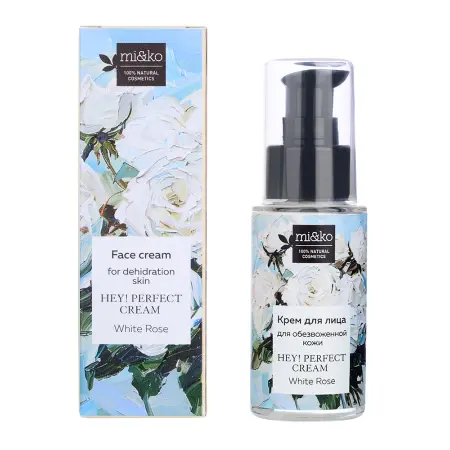 MI&KO Крем для лица для обезвоженной кожи / Hey! Perfect cream White rose 30 мл - 2