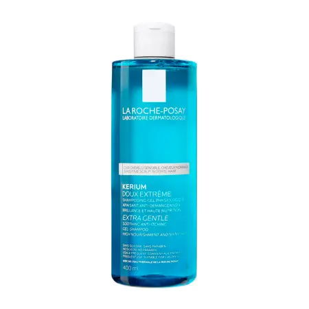 LA ROCHE-POSAY Шампунь мягкий физиологический для чувствительной кожи головы / KERIUM 400 мл - 1