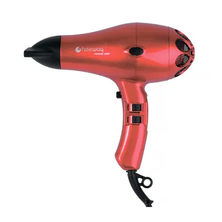 HAIRWAY Фен Phoenix Ionic Compact красный 1800-2000W - 1