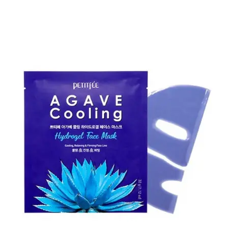 PETITFEE Маска гидрогелевая с охлаждающим эффектом для лица / Agave Cooling Hydrogel Face Mask 32 гр - 2