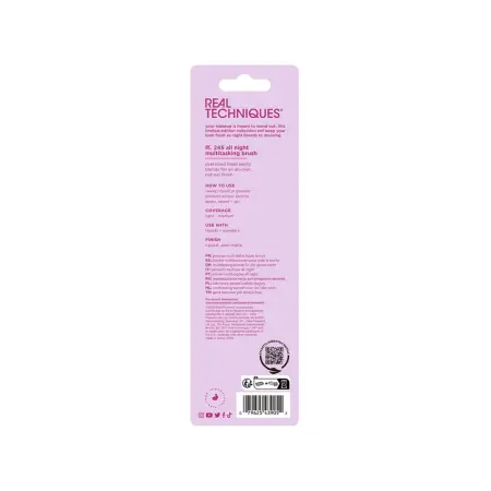 REAL TECHNIQUES Кисть многофункциональная для макияжа / Real Techniques Afterglow All Night Multitasking Brush - 3