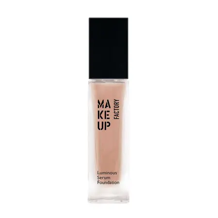 MAKE UP FACTORY Сыворотка-основа с эффектом сияния, тон 20 медовый беж / Luminous Serum Foundation 30 мл - 1