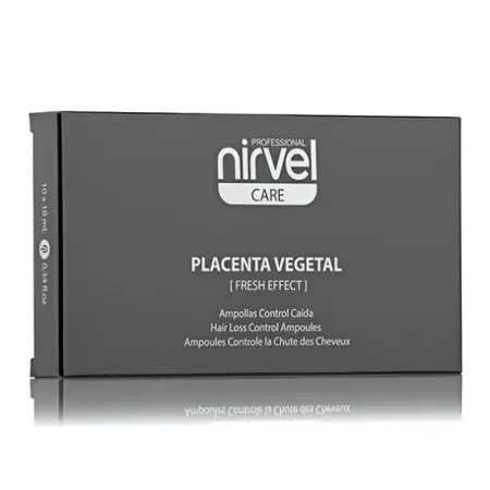NIRVEL PROFESSIONAL Ампулы с плацентой против выпадения волос и жирности кожи головы / PLACENTA VEGETAL FRESH EFFECT 10*10 мл - 1