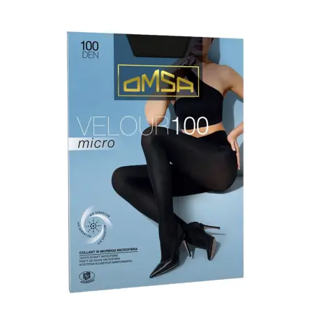 OMSA Колготки Nero 2 / Velour Micro 100 - 1