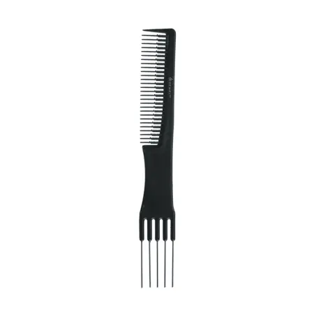 DEWAL PROFESSIONAL Расческа рабочая для начеса, металлическая вилка Эконом (черная) 19 см - 1