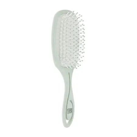 DEWAL BEAUTY Щетка массажная Eco-Friendly прямоугольная, нейлоновый штифт, мятная - 1