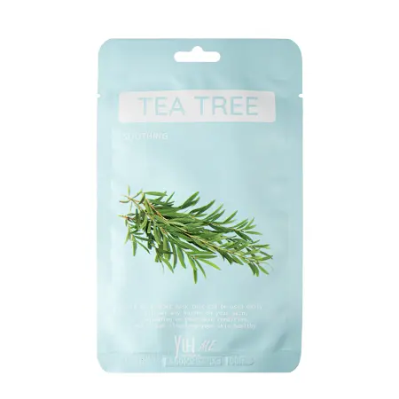 YU.R Маска для лица с экстрактом чайного дерева и гиалуроновой кислотой / Yu.r Me Tea Tree Sheet Mask - 1