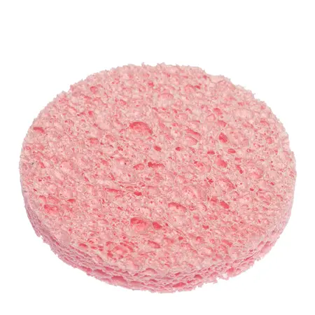 DEWAL BEAUTY Спонж для снятия макияжа, розовый 60x60x8 мм 3 шт - 1