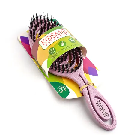 KOSMO SHTUCHKI Расческа спиральная комбинированная, фиолетовая / KOSMO SHTUCHKI - 2