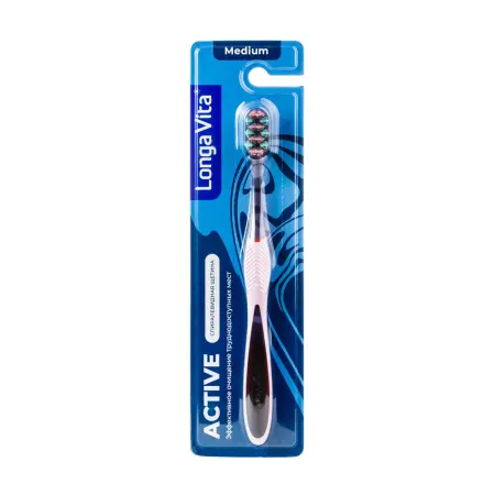 LONGA VITA Щетка зубная / Longa Vita Active - 10