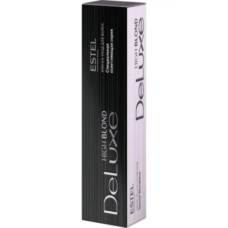 ESTEL PROFESSIONAL 117 краска для волос, пепельно-коричневый блондин ультра / DE LUXE HIGH BLOND 60 мл - 3