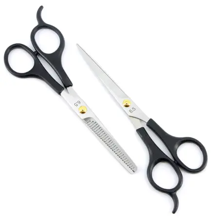 DEWAL PROFESSIONAL Набор парикмахерских ножниц (прямые + филировочные) - 2