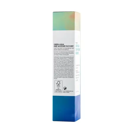 MAKE9 Спрей-мист увлажняющий для лица с экстрактом брокколи 84% / GREEN AQUA FACE MIST 100 мл - 4