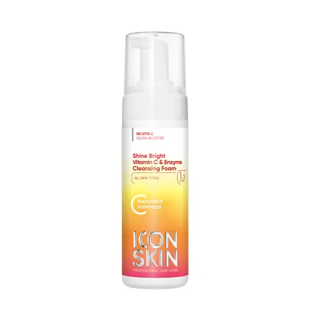 ICON SKIN Пенка для умывания с витамином С и энзимами / SHINE BRIGHT Re Vita C 175 мл - 4
