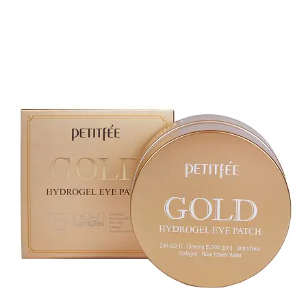 PETITFEE Патчи гидрогелевые с коллоидным золотом для области вокруг глаз / Eye patch 60 шт - 3