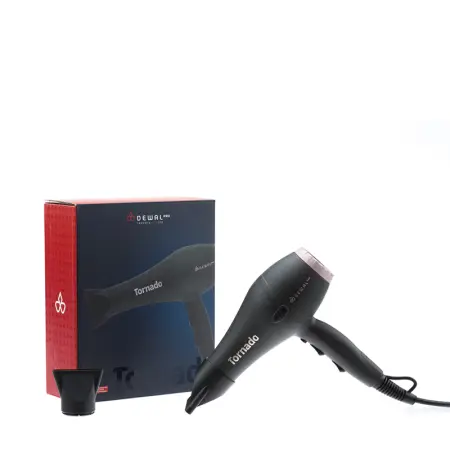 DEWAL PROFESSIONAL Фен серый ионизация 2 насадки / DEWAL PRO TORNADO - 8