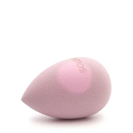 SOLOMEYA Спонж для макияжа меняющий цвет Капля, коричнево-розовый / Color Changing Drop blending sponge Taupe-Rose 1 шт - 5