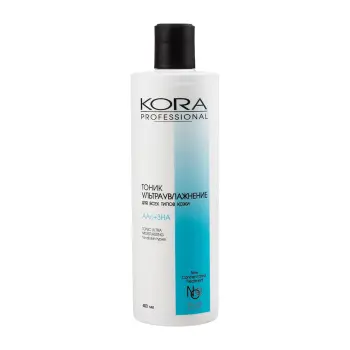 Тоник ультраувлажнение для всех типов кожи / KORA PROFESSIONAL 400 мл