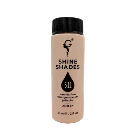 GERA Professional 6.11 гель-краситель для волос без аммиака / Shine Shades 60 мл - 2