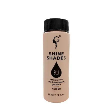 GERA Professional 9.17 гель-краситель для волос без аммиака / Shine Shades 60 мл - 2