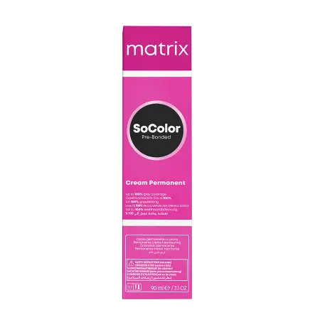 MATRIX 5A краситель перманентный аммиачный, светлый шатен пепельный / SoColor Pre-Bonded 90 мл - 3