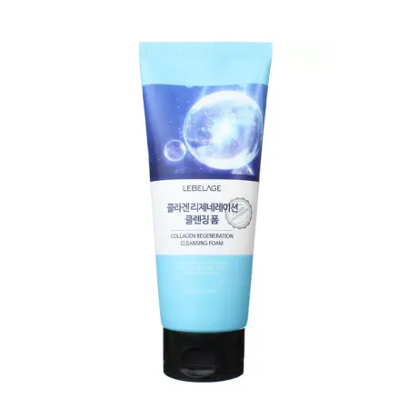 LEBELAGE Пенка для умывания регенерирующая с коллагеном / Lebelage Collagen Regeneration Cleansing Foam 180 мл - 1