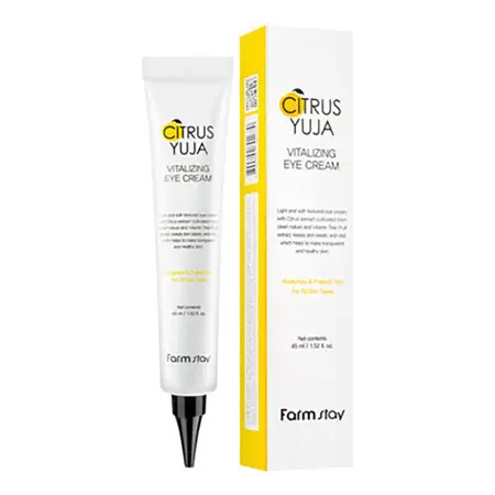 FARMSTAY Крем освежающий для глаз с экстрактом юдзу / CITRUS YUJA VITALIZING EYE CREAM 45 мл - 2