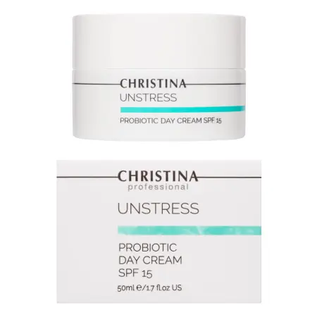 CHRISTINA Крем дневной с пробиотическим действием SPF 15 / Pro-Biotic Day Cream Unstress 50 мл - 2