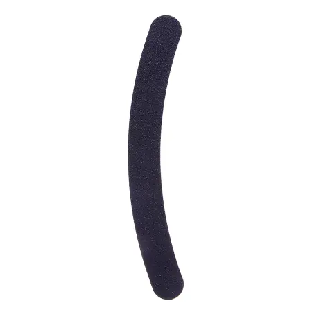 SOLOMEYA Пилка для ногтей 100/180 Бумеранг / Curved Black File - 2