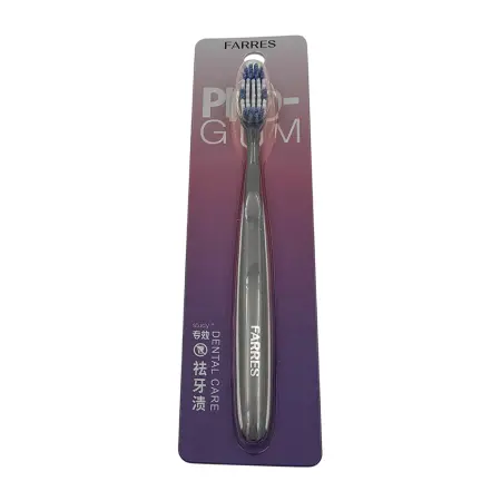 IWOU PROFESSIONAL Зубная щетка со спиралевидной щетиной серая/FARRES PRO GUM - 1