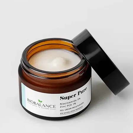 BIOBALANCE Гель-крем для лица с ниацинамидом 5% + цинк 1% / SUPER PURE GEL CREAM 50 мл - 3