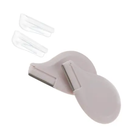 DEWAL BEAUTY Бритва для бровей со съемным лезвием 7,5 см 2 шт - 2