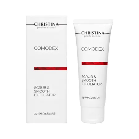 CHRISTINA Скраб-эксфолиатор выравнивающий / Scrub & Smooth Exfoliator Comodex 75 мл - 2