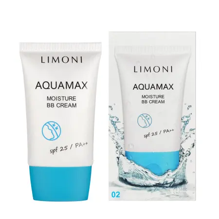 LIMONI Крем для лица увлажняющий, тон №2 / Aquamax Moisture BB Cream 40 мл - 2