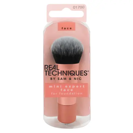 REAL TECHNIQUES Компактная кисть для тональной основы / Real Techniques Mini Expert Face Brush - 3