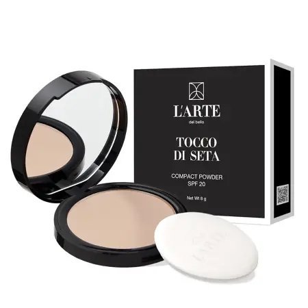 LARTE DEL BELLO Пудра компактная, тон 08 / TOCCO DI SETA 8 гр - 6