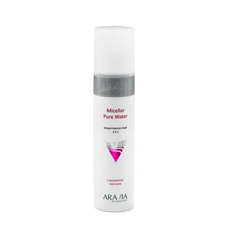 ARAVIA Professional Вода мицеллярная 3 в 1 с экстрактом готу кола / Micellar Pure Water 250 мл - 1