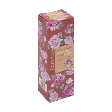 FARMSTAY Крем для рук с экстрактом розы / PINK FLOWER BLOOMING HAND CREAM PINK ROSE 100 мл - 4