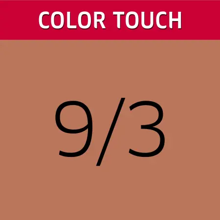 WELLA 9/3 краска для волос, очень светлый блонд золотистый / Color Touch 60 мл - 2