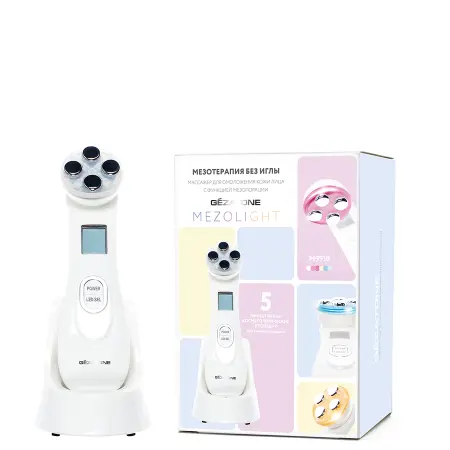GEZATONE Массажер для ухода за кожей лица Mezolight M9910 - 7