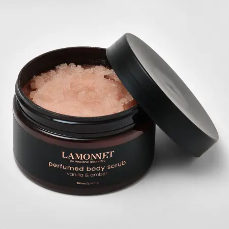 LAMONNET Скраб парфюмированный для тела, ваниль и амбра / LAMONNET 250 мл - 2