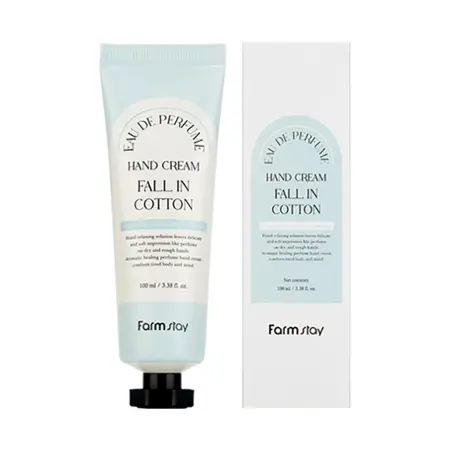 FARMSTAY Крем парфюмированный для рук с экстрактом хлопка / EAU DE PERFUME HAND CREAM FALL IN COTTON 100 мл - 2