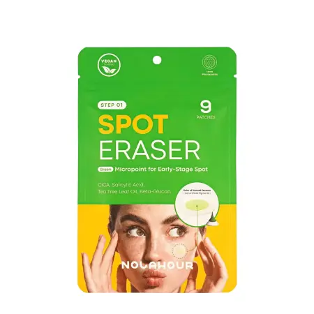 NOLAHOUR Патчи для лица против прыщей / Spot Eraser Green Step1 9 шт - 1