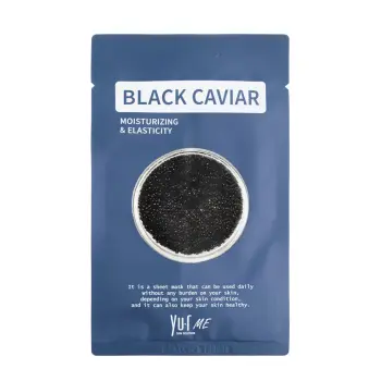 Маска для лица с экстрактом черной икры / Yu.r Me Black Caviar Sheet Mask 25 гр