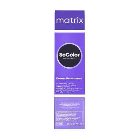 MATRIX 509AV краситель перманентный аммиачный, очень светлый блондин пепельно-перламутровый / SoColor Pre-Bonded 90 мл - 3