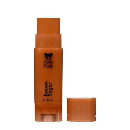 HOLLY POLLY Бальзам оттеночный для губ, коричнево-персиковый / RICH PEACH! Brown Sugar 4,9 гр - 2