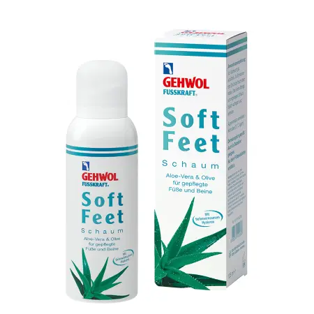 GEHWOL Пенка с гиалуроновой кислотой, алоэ вера и масло оливы / Fusskraft Soft Feet 125 мл - 2